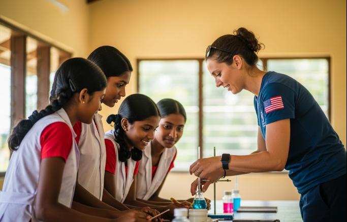 Global volunteering visual